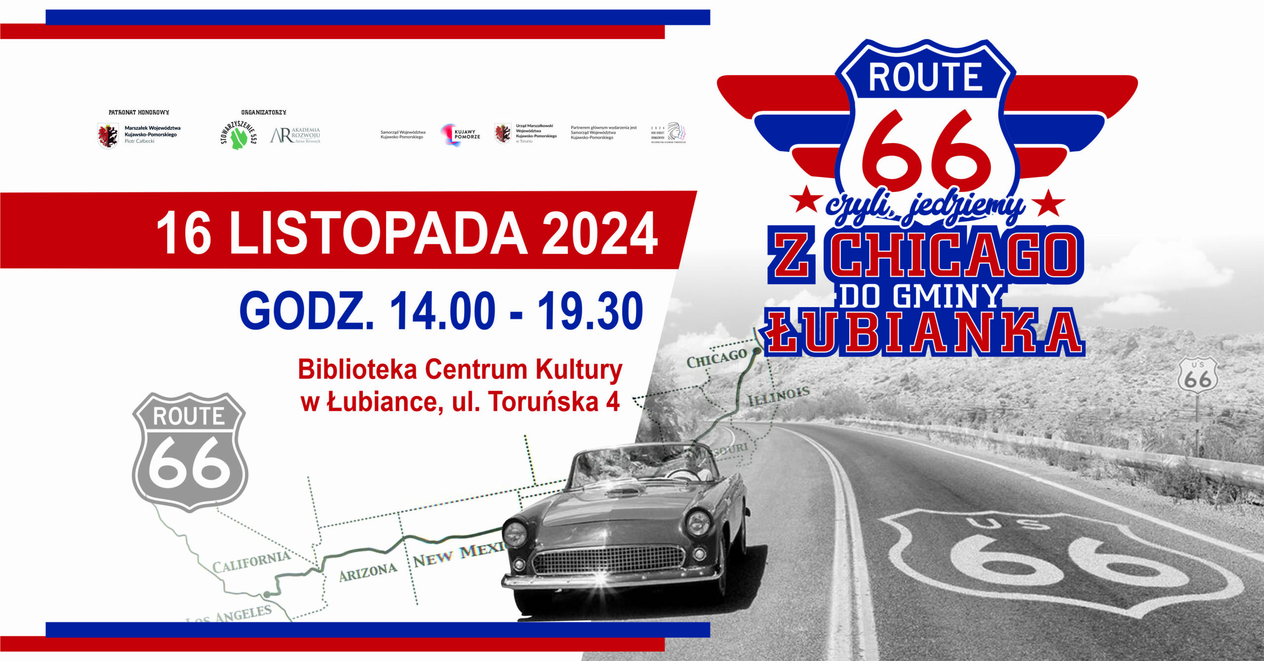 Route 66, czyli jedziemy z Chicago do gminy Łubianka