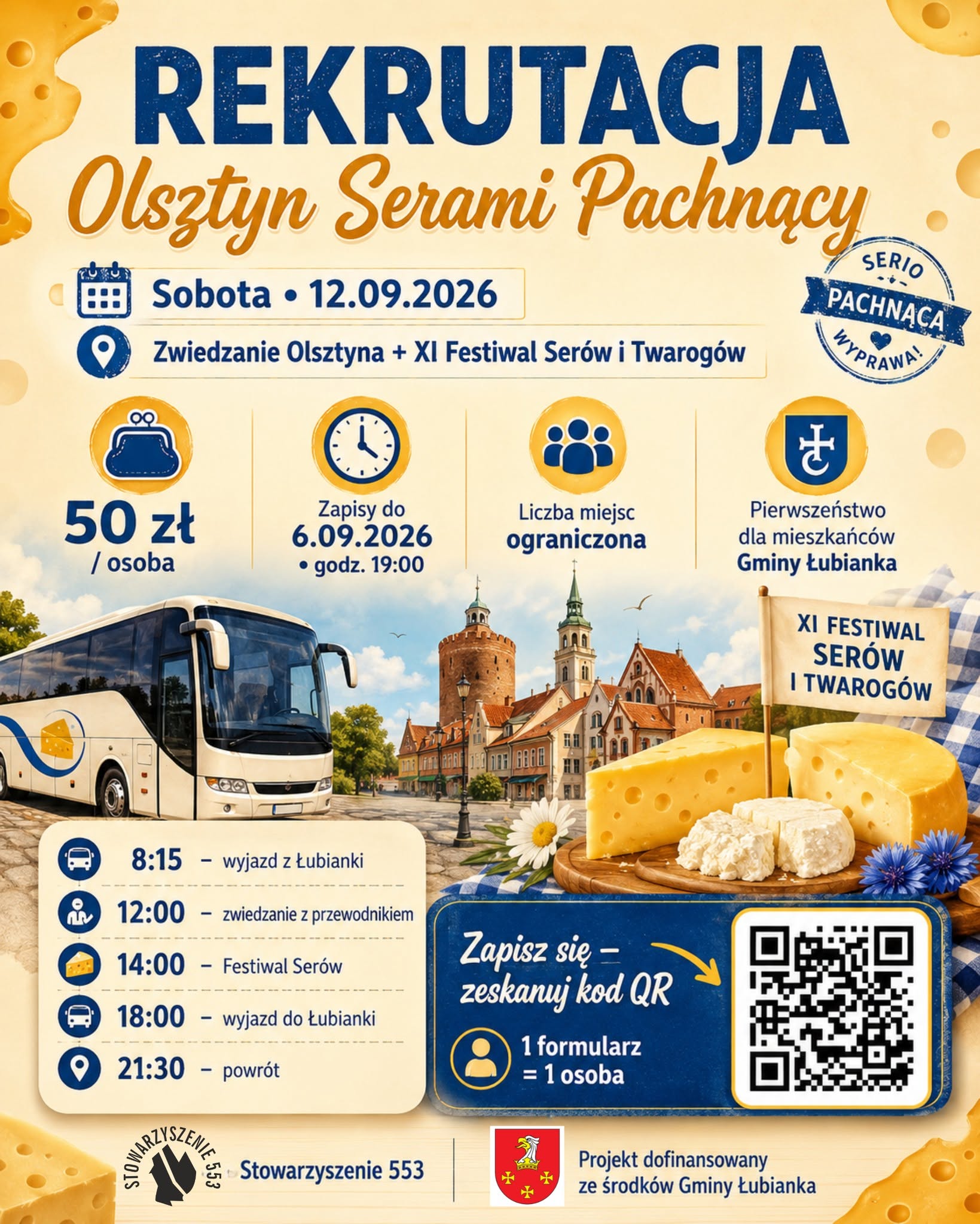 Ruszyły zapisy na wyjazd do Olsztyna